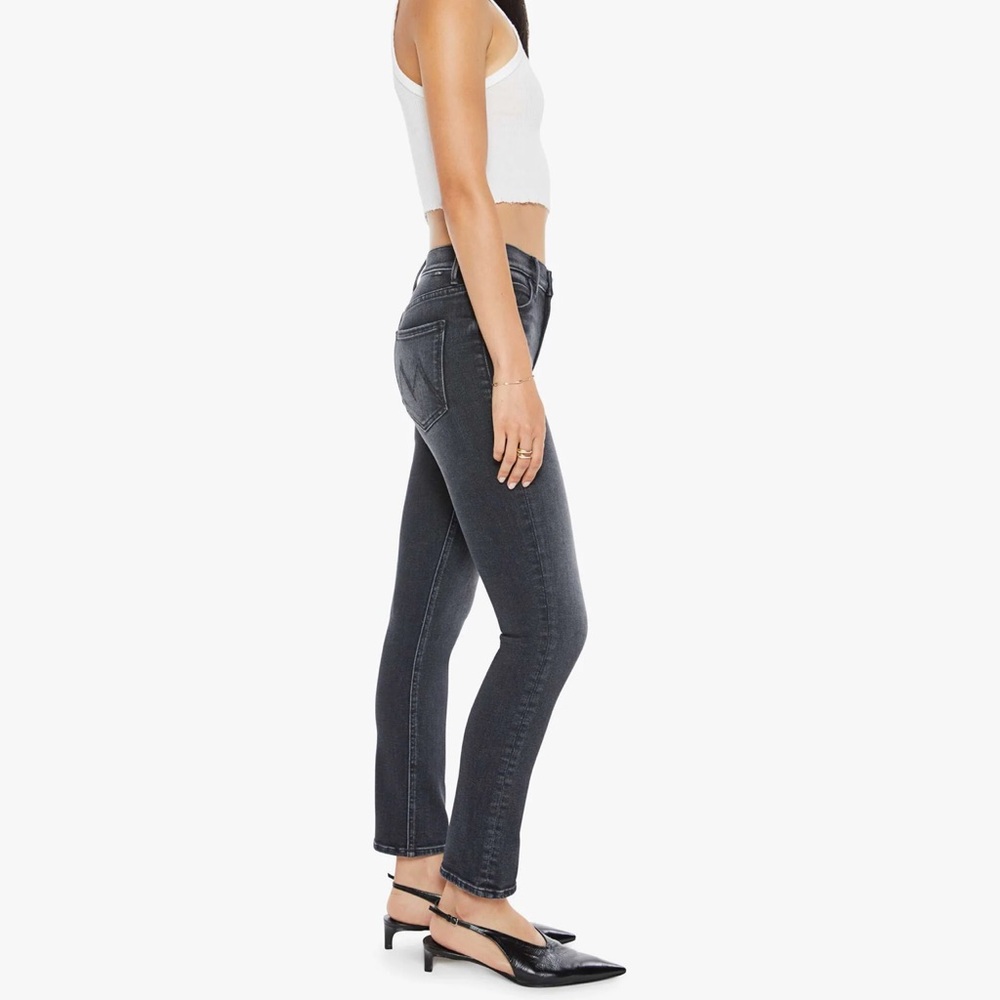 Mother the midrise dazzler flood size 24 black - Picture 2 of 7